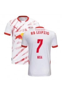 RB Leipzig Antonio Nusa #7 Jalkapallovaatteet Kotipaita 2024-25 Lyhythihainen